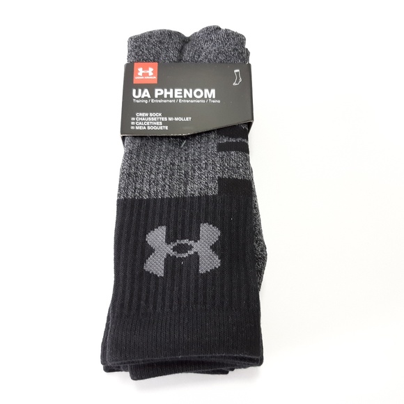 Under Armour Accessories - Under Armour UA Phenom Crew Socks 3 Pairs Sz 9-12